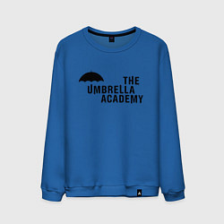 Свитшот хлопковый мужской Umbrella Academy, цвет: синий