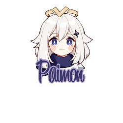 Свитшот хлопковый мужской Paimon, цвет: белый — фото 2