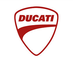 Свитшот хлопковый мужской Ducati Logo Дукати Лого Z, цвет: белый — фото 2