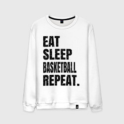 Мужской свитшот EAT SLEEP BASKETBALL REPEAT