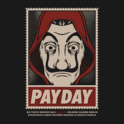 Свитшот хлопковый мужской Payday, цвет: черный — фото 2