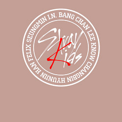 Свитшот хлопковый мужской STRAY KIDS, цвет: пыльно-розовый — фото 2