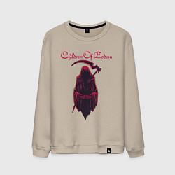 Свитшот хлопковый мужской Children of Bodom Z, цвет: миндальный