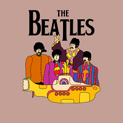 Свитшот хлопковый мужской THE BEATLES, цвет: пыльно-розовый — фото 2