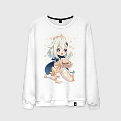 Мужской свитшот Приятного аппетита Паймон