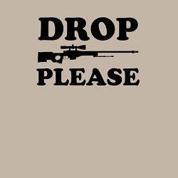 Свитшот хлопковый мужской Drop Please, цвет: миндальный — фото 2