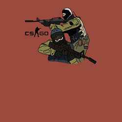 Свитшот хлопковый мужской CS:GO, цвет: кирпичный — фото 2