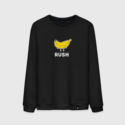 Свитшот хлопковый мужской RUSH BANANA, цвет: черный