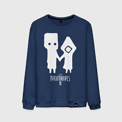 Свитшот хлопковый мужской LITTLE NIGHTMARES 2, цвет: тёмно-синий