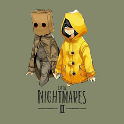 Свитшот хлопковый мужской Little Nightmares 2, цвет: авокадо — фото 2