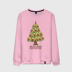 Мужской свитшот Avocado Christmas Tree