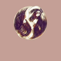 Свитшот хлопковый мужской Daft Punk, цвет: пыльно-розовый — фото 2