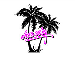 Свитшот хлопковый мужской GTA Vice City, цвет: белый — фото 2