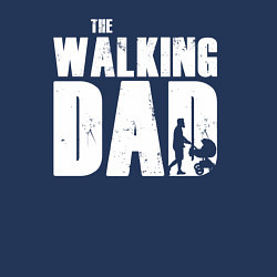 Свитшот хлопковый мужской Лучший папа, цвет: тёмно-синий — фото 2