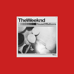 Свитшот хлопковый мужской House Of Balloons The Weeknd, цвет: красный — фото 2