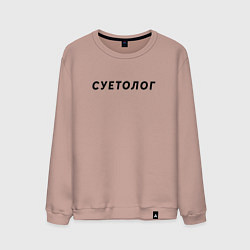 Мужской свитшот Суетолог