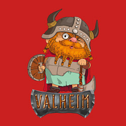 Свитшот хлопковый мужской Valheim, цвет: красный — фото 2