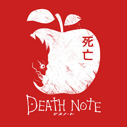 Свитшот хлопковый мужской DEATH NOTE ТЕТРАДЬ СМЕРТИ, цвет: красный — фото 2