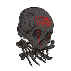 Свитшот хлопковый мужской Cannibal Corpse Труп Каннибала Z, цвет: белый — фото 2
