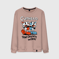 Мужской свитшот Cuphead, Dont deal with devil