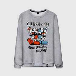 Мужской свитшот Cuphead, Dont deal with devil