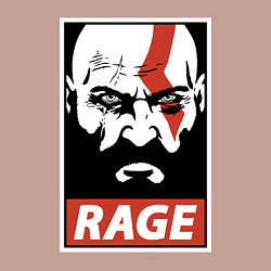 Свитшот хлопковый мужской RAGE GOW, цвет: пыльно-розовый — фото 2