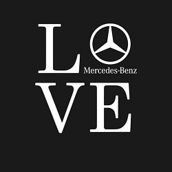 Свитшот хлопковый мужской LOVE MERCEDES BENZ, цвет: черный — фото 2