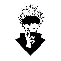 Свитшот хлопковый мужской Магическая битва, цвет: белый — фото 2