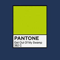 Свитшот хлопковый мужской Shrek: Pantone Color, цвет: тёмно-синий — фото 2