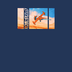 Свитшот хлопковый мужской Cowboy Bebop, цвет: тёмно-синий — фото 2