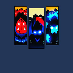 Свитшот хлопковый мужской Тени, цвет: тёмно-синий — фото 2