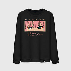 Мужской свитшот Darling in the Franxx 02 глаза