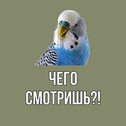 Свитшот хлопковый мужской Чего смотришь!?, цвет: авокадо — фото 2