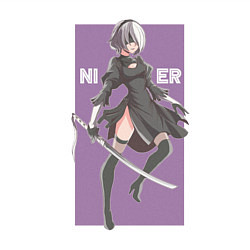 Свитшот хлопковый мужской Ниер Nier, цвет: белый — фото 2