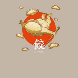 Свитшот хлопковый мужской Jiaozi, цвет: миндальный — фото 2