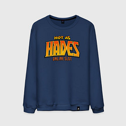 Свитшот хлопковый мужской Hades, цвет: тёмно-синий