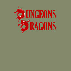 Свитшот хлопковый мужской Dungeons and Dragons Драконы, цвет: авокадо — фото 2