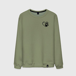 Мужской свитшот Котик