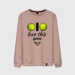 Мужской свитшот Я люблю теннис