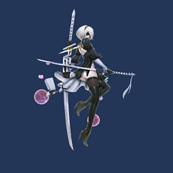 Свитшот хлопковый мужской 2B Nier, цвет: тёмно-синий — фото 2