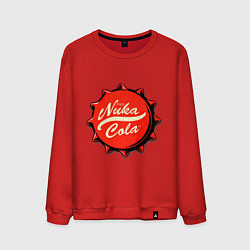 Свитшот хлопковый мужской Nuka Cola Fallout, цвет: красный