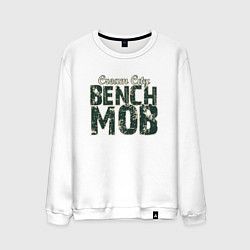 Свитшот хлопковый мужской Milwaukee Bench Mob, цвет: белый