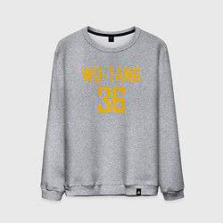 Свитшот хлопковый мужской Wu-Tang 36, цвет: меланж
