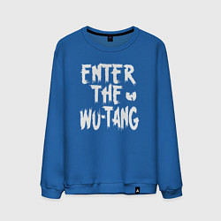 Свитшот хлопковый мужской Enter The Wu-Tang, цвет: синий