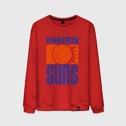 Свитшот хлопковый мужской Phoenix Suns, цвет: красный