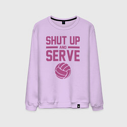 Мужской свитшот Shut Up And Serve