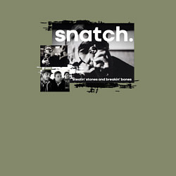 Свитшот хлопковый мужской Большой куш: Ави Деновиц, цвет: авокадо — фото 2