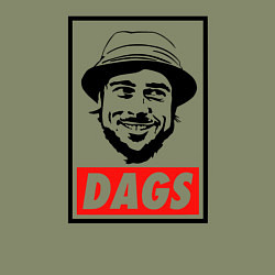 Свитшот хлопковый мужской Snatch: Dags, цвет: авокадо — фото 2