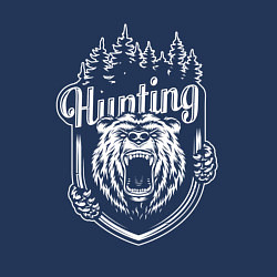 Свитшот хлопковый мужской Hunting, цвет: тёмно-синий — фото 2