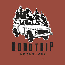 Свитшот хлопковый мужской Niva roadtrip, цвет: кирпичный — фото 2